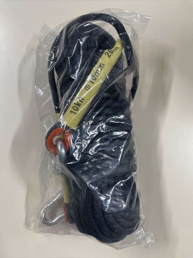 Oxyvan 10mm Climbing Rope, 65ft , Black