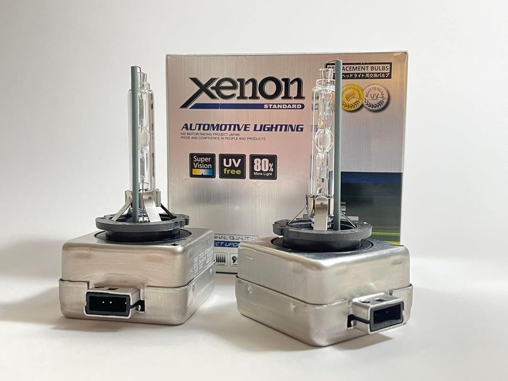 2PCS D3S SUPER BRIGHT HID Xenon Headlight Bulbs 35W Cold White 6000k 9000 LM