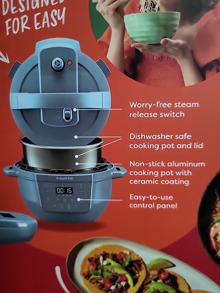 Instant Pot RIO Chef Pressure Cooker + 4 other Settings- Mini