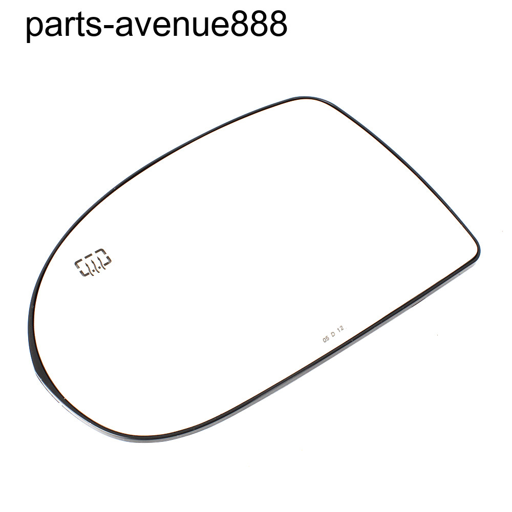 Mirror Glass For Jeep Compass 2007-2017 Left Side Heated w/ Backing Plate