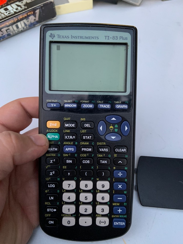 Texas Instruments TI-83 Plus Tested - No case/ cover