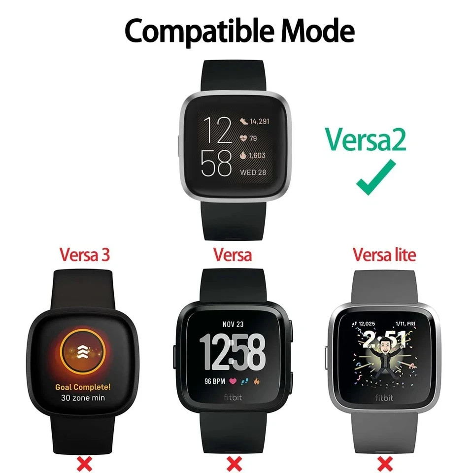 For Fitbit Versa / Versa Lite / Versa 2 USB Charger Charging Power Dock Cradle