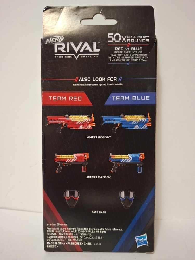 NERF RIVAL NERF50X 50 Round Refill Pack Team Blue - Worn Box