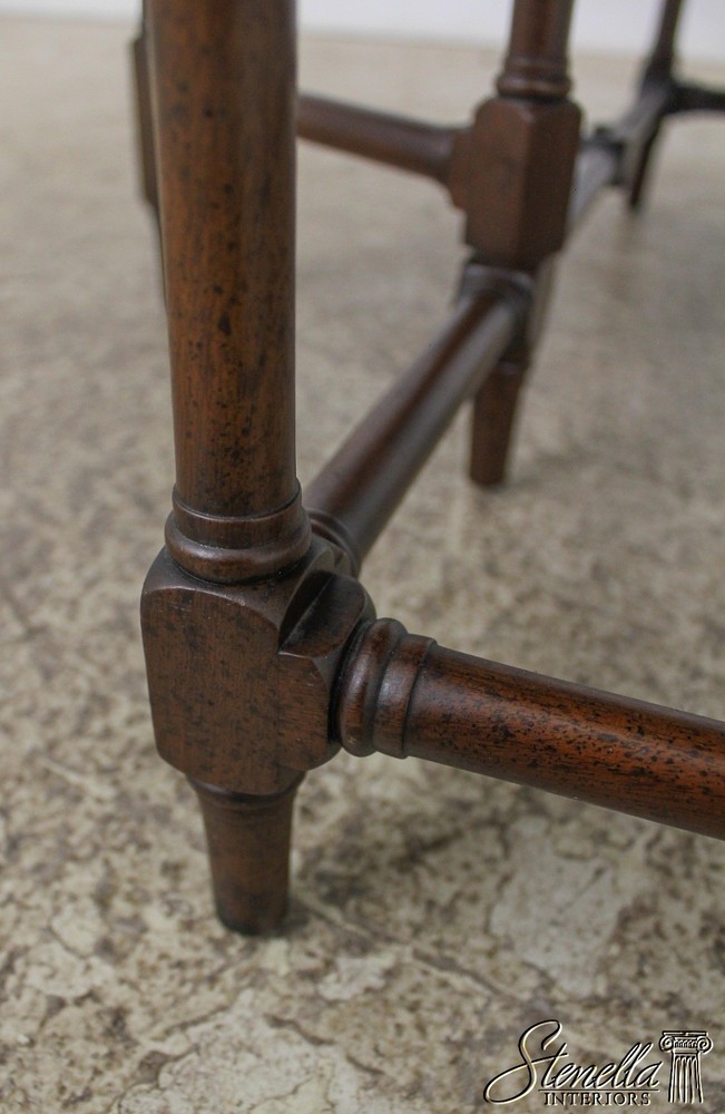 57729: BEACON HILL Bamboo Form Mahogany Coffee Table