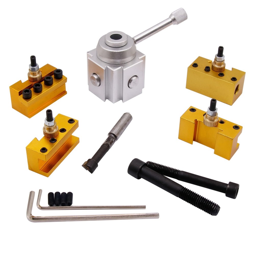 Tooling Package Mini Lathe Quick Change Tool Post & Holders Multifid Tool Hol...