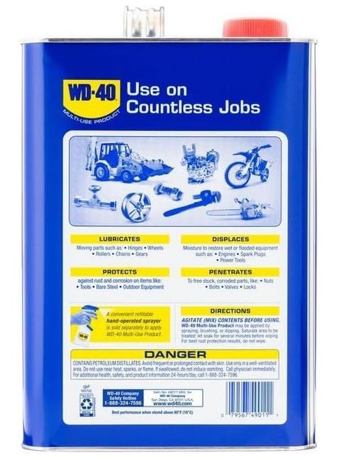 WD-40 Original Formula, Multi-Use Product, One Gallon
