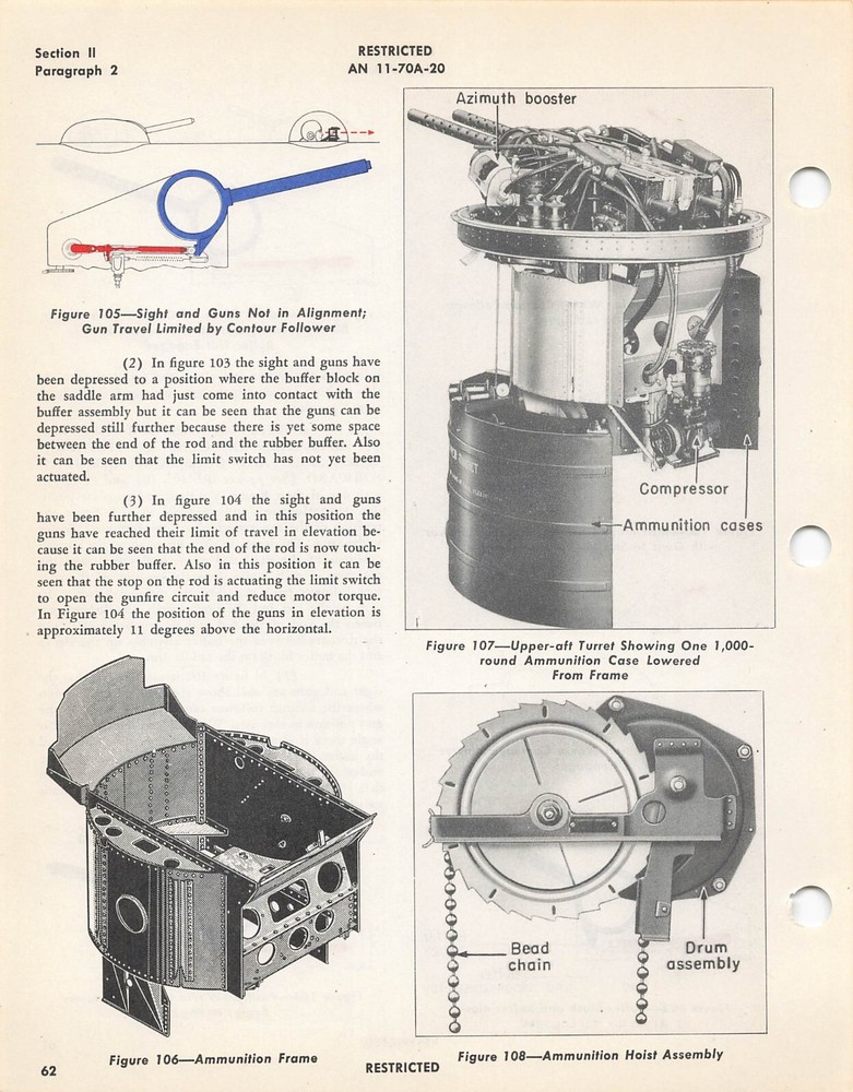 B-29 Central Station Fire Control System 1945 Operation/Maint Flight Manual -CD