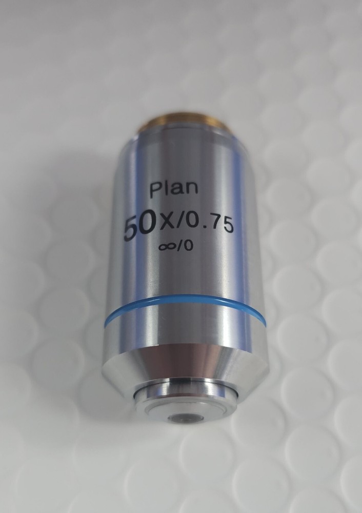 OPTIKA M-335 50x/0.75 W-PLAN INFINITY METALLURGICAL MICROSCOPE OBJECTIVE