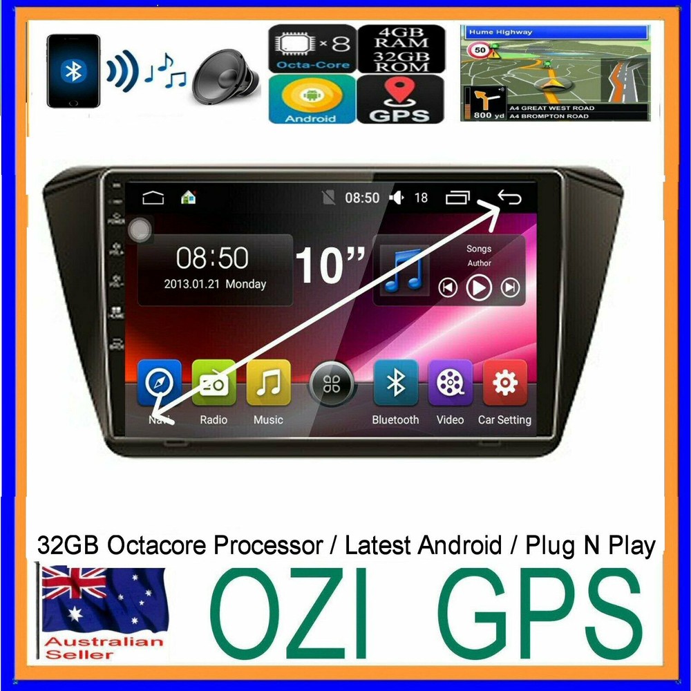 SKODA SUPERB 2015-2019 GPS BLUETOOTH HEAD UNIT APPLE CARPLAY ANDROID AUTO CAMERA