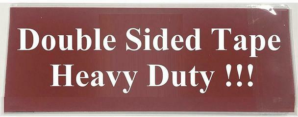 NOT an EXIT Sign Silver-Tactile Touch Braille Sign (Aluminum)-REF24-1027
