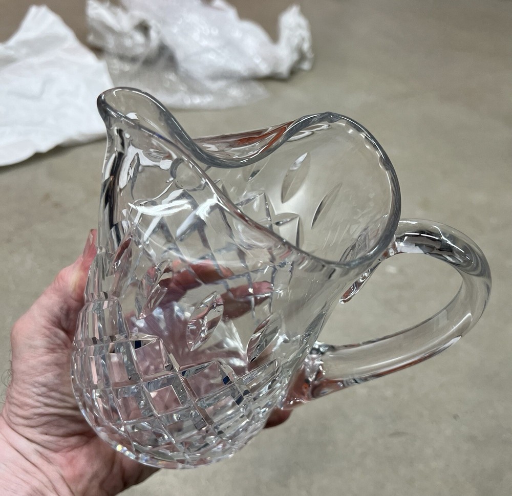 Brierly 6 7/8" tall cut glass pitcher