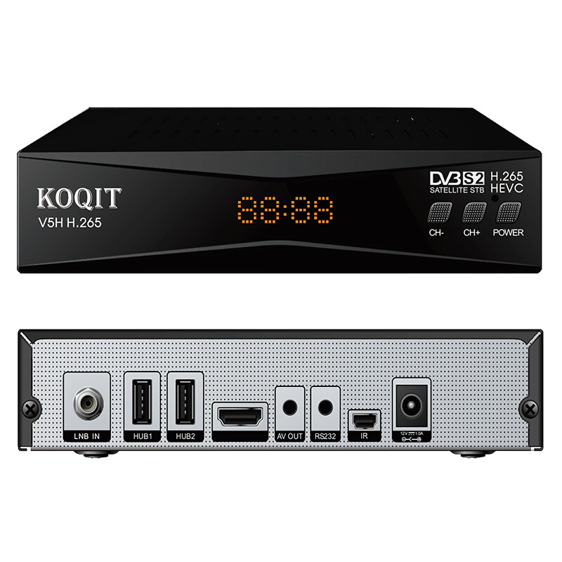 FTA Satellite Receiver Decoder Finder H265 DVB S2 Media Streaming Meecast Tv box