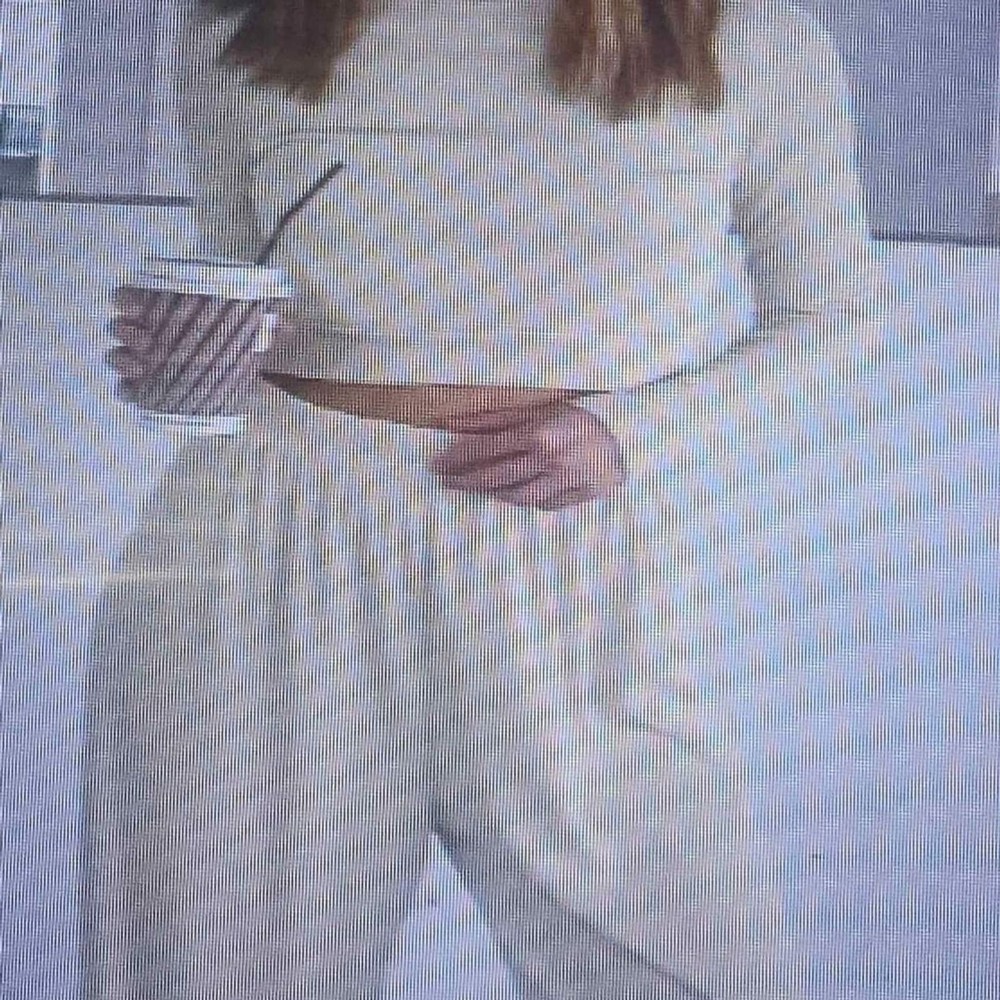 New Women's Small Cream Solid Casual Two-Piece Set