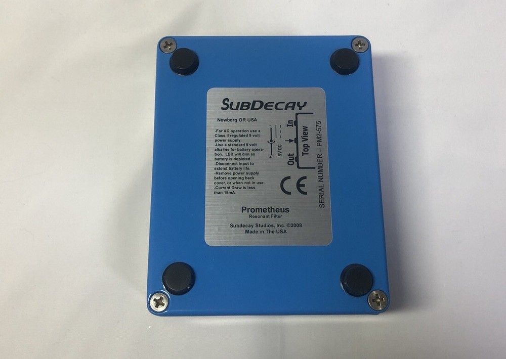 Subdecay Prometheus Resonant Filter