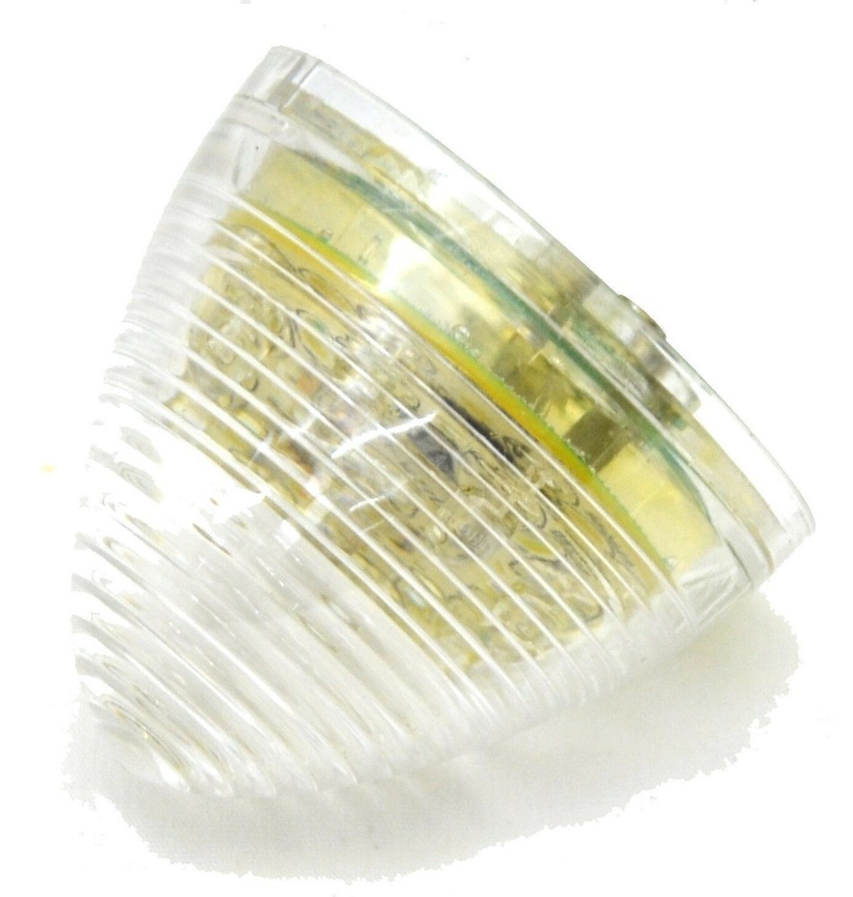 Beehive Cone Led Light 9 Amber LEDs Clear Lens 2" Base Plastic UP#38366B Each