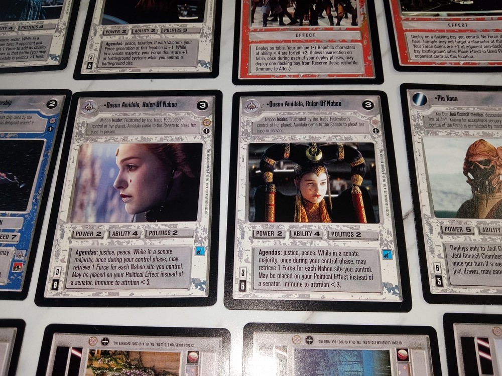 Star Wars CCG Coruscant Complete Set (Base + Rules + Checklists + All AIs) READ