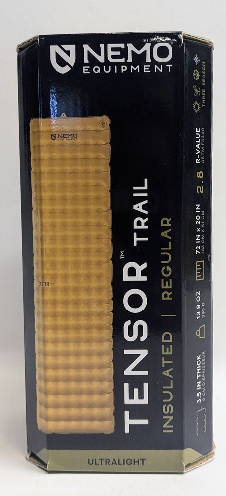 Nemo Tensor Trail Insulated Ultralight Sleeping Pad - Regular 72"x20"