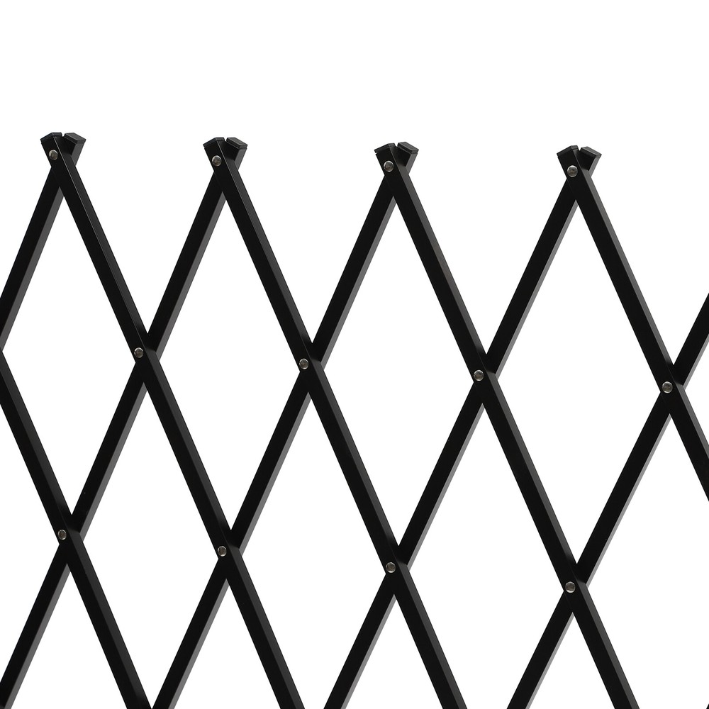 Single Folding Security Gate Rolling Barricade Gate Accordion Security Gate