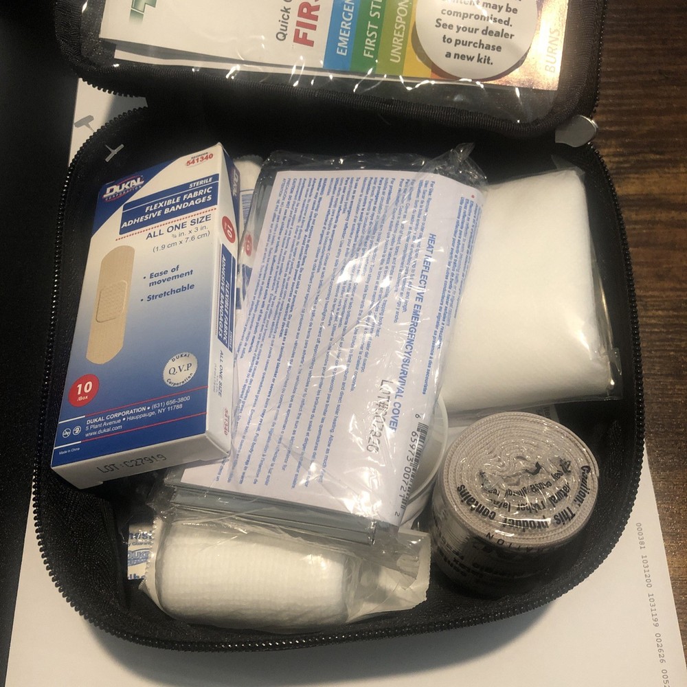 LEXUS FIRST AID EMERGENCY KIT CASE OEM NEVER USED