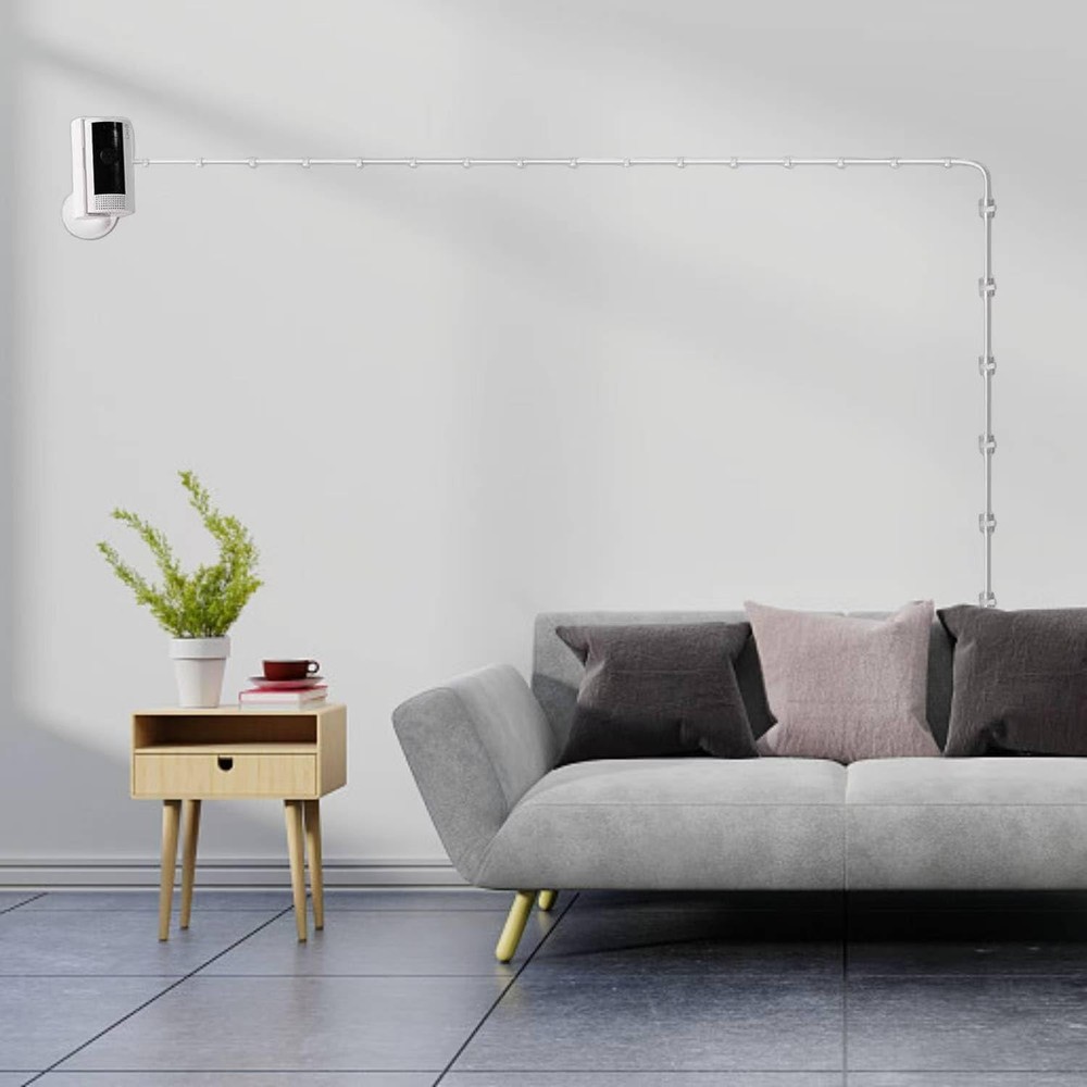 Micro USB Camera Extension Cable for Wyze, [2-Pack, 30ft] Power white