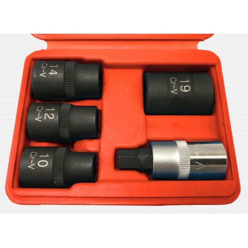 2752 5 Pc. 5-Point Socket Set