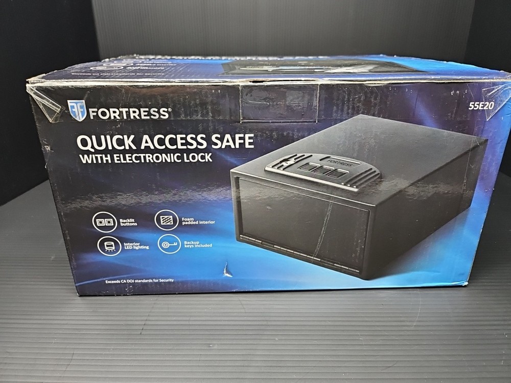 Fortress Model 55E20 Quick Access Safe Electronic Lock Light Backup Key