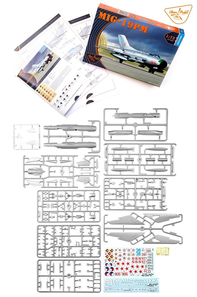 1/72 Clear Prop! CP72057MiG-19PM plastic model kit