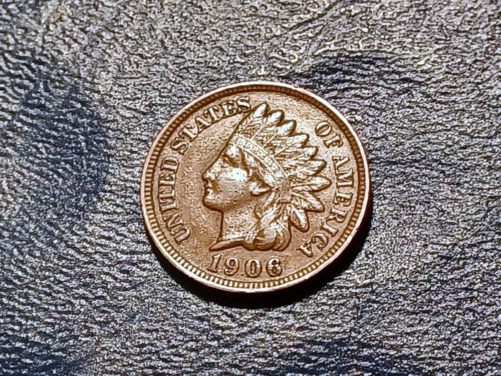 Choice AU 1906 Indian Head Cent