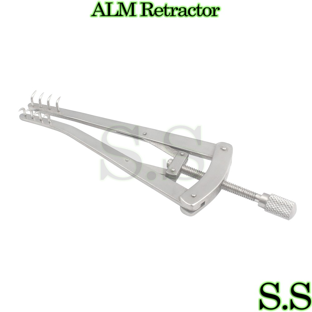 ALM Retractor 2.75" SPREAD 2.25", PRONGS 1/8" DEEP
