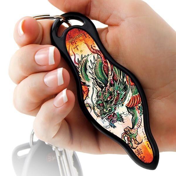 Munio Self Defense Key Chain, Dragon Legend
