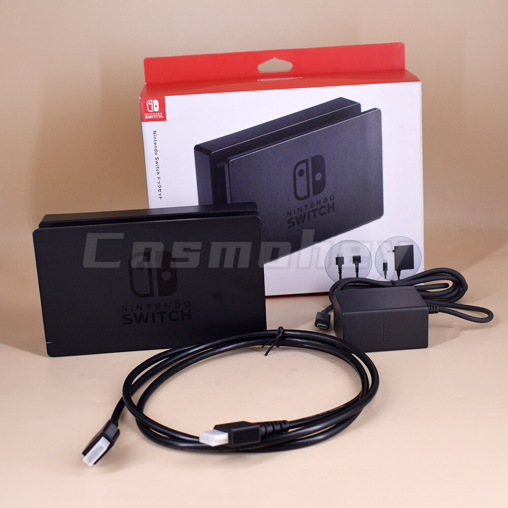 Original Nintendo Switch Charging Dock + HDMI CABLE + AC Adapter Power Cable Set