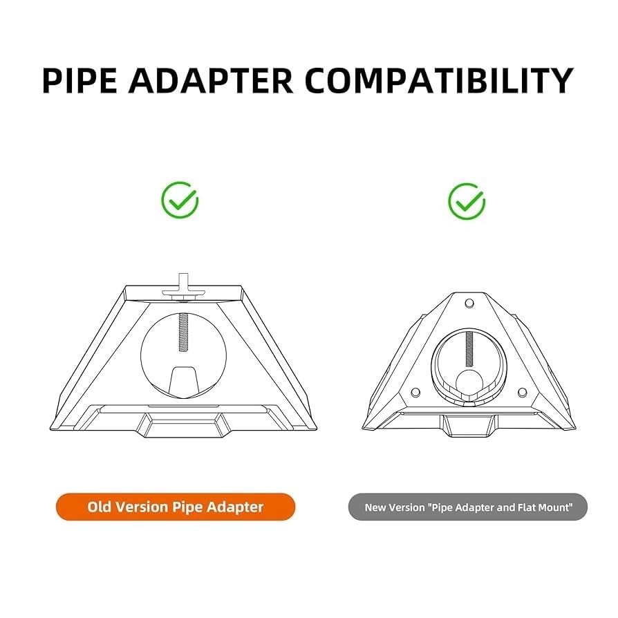 Starlink Mini Tripod Adapter - Aluminum, Plastic - Permanent & Permanent
