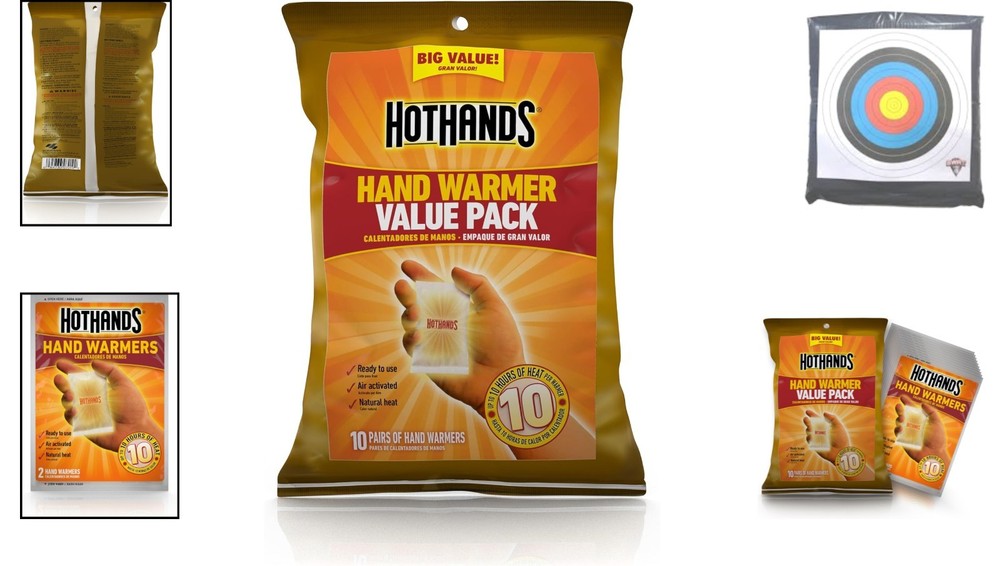 Compact 10 Count Hand Warmer Value Pack - Easy Activation for Anywhere Heat