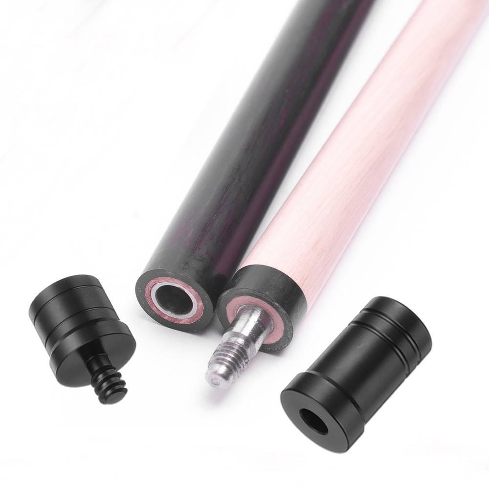 3 Pcs Pool Cue Joint Protector 5/16x4, Billiard Cue Joint Thread Cap, Black