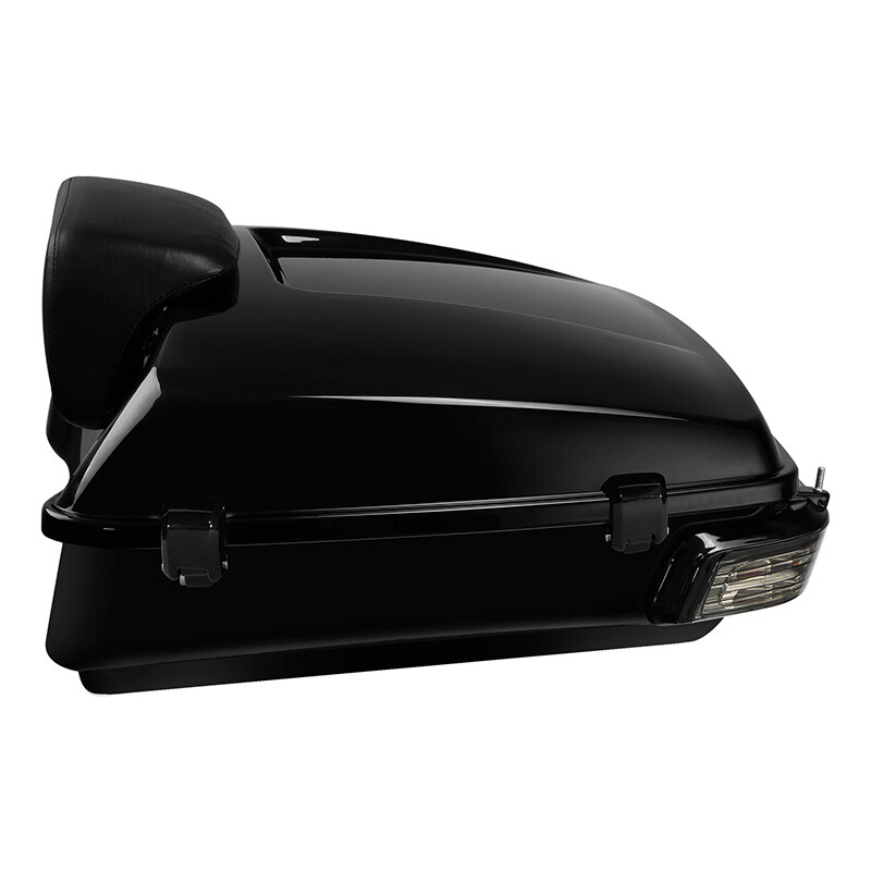 Chopped Trunk Backrest Tail Light Fit For Harley Road Glide 14-25