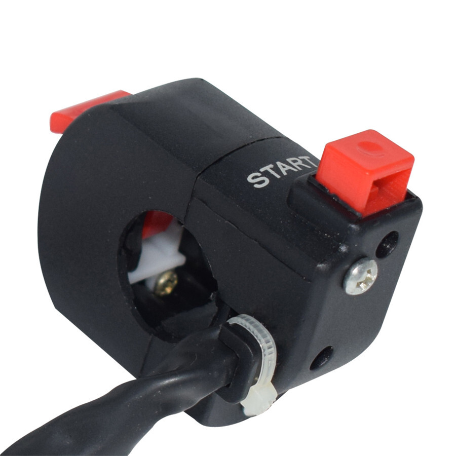 1x Universal 7/8" Motorcycle Handlebar Control Switch Ignition Kill Start Switch