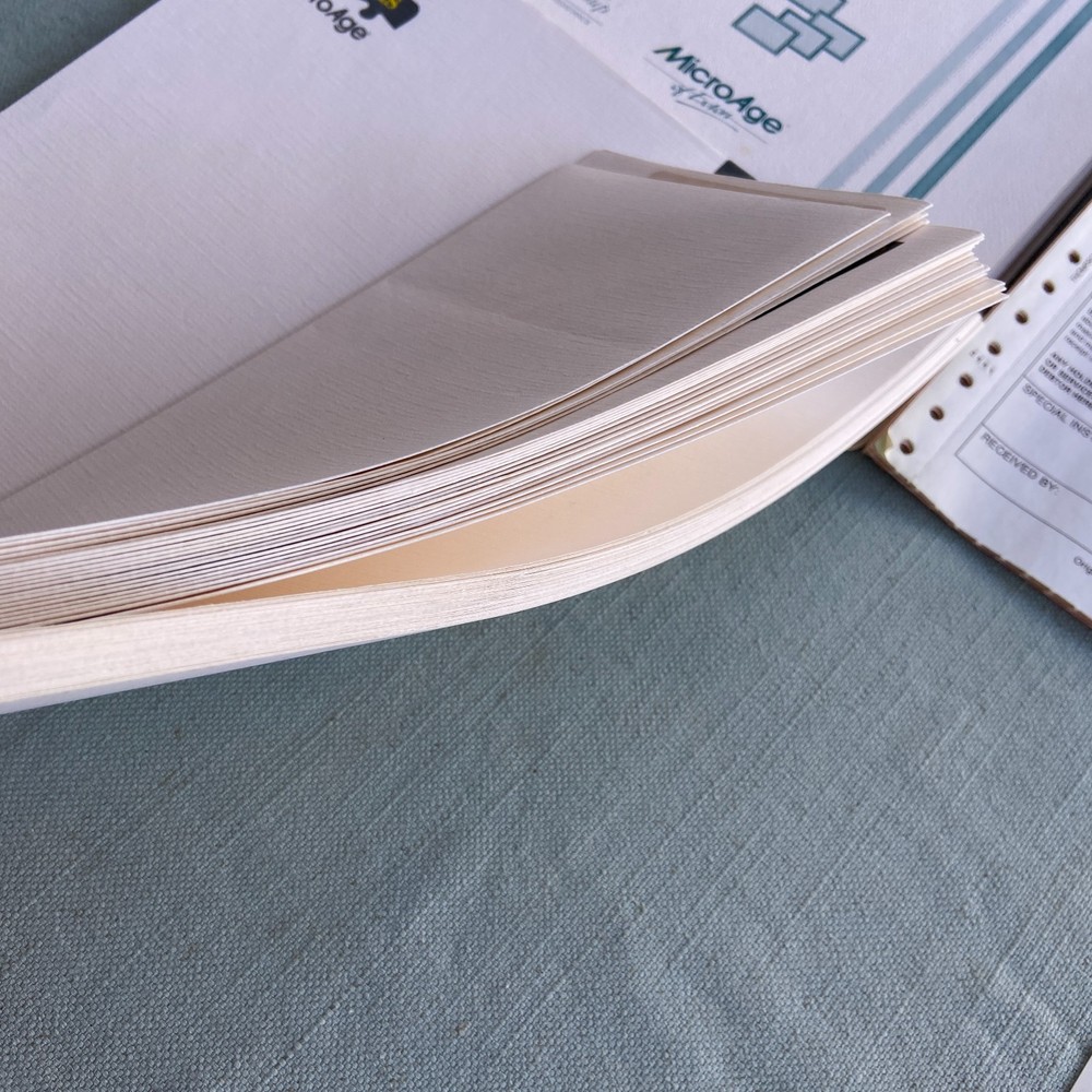 Vintage MicroAge Computer Solutions Technical Services Operations Manual Paper E