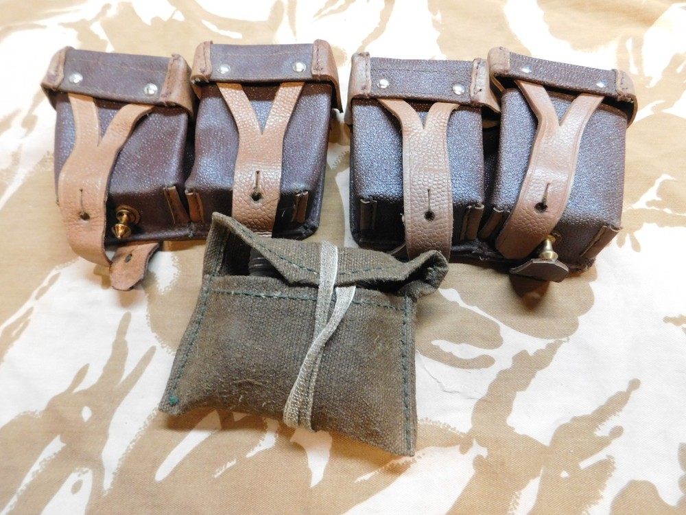 Mosin Nagent Ammo Pouches and Tools.