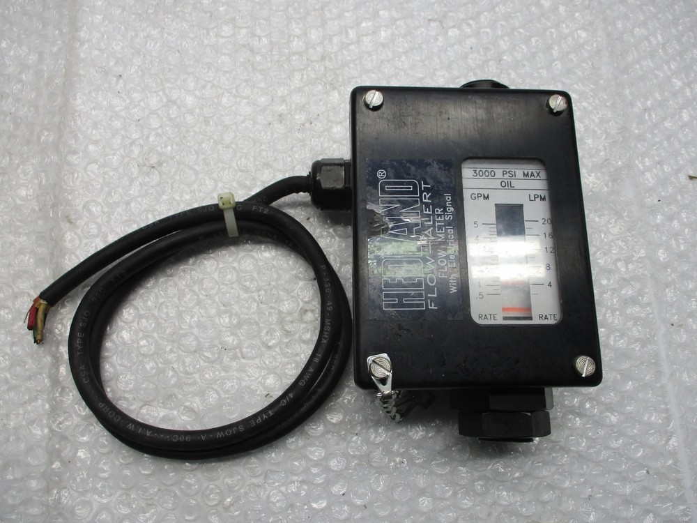 HEDLAND FLOW METER 0-3000PSI NSNP