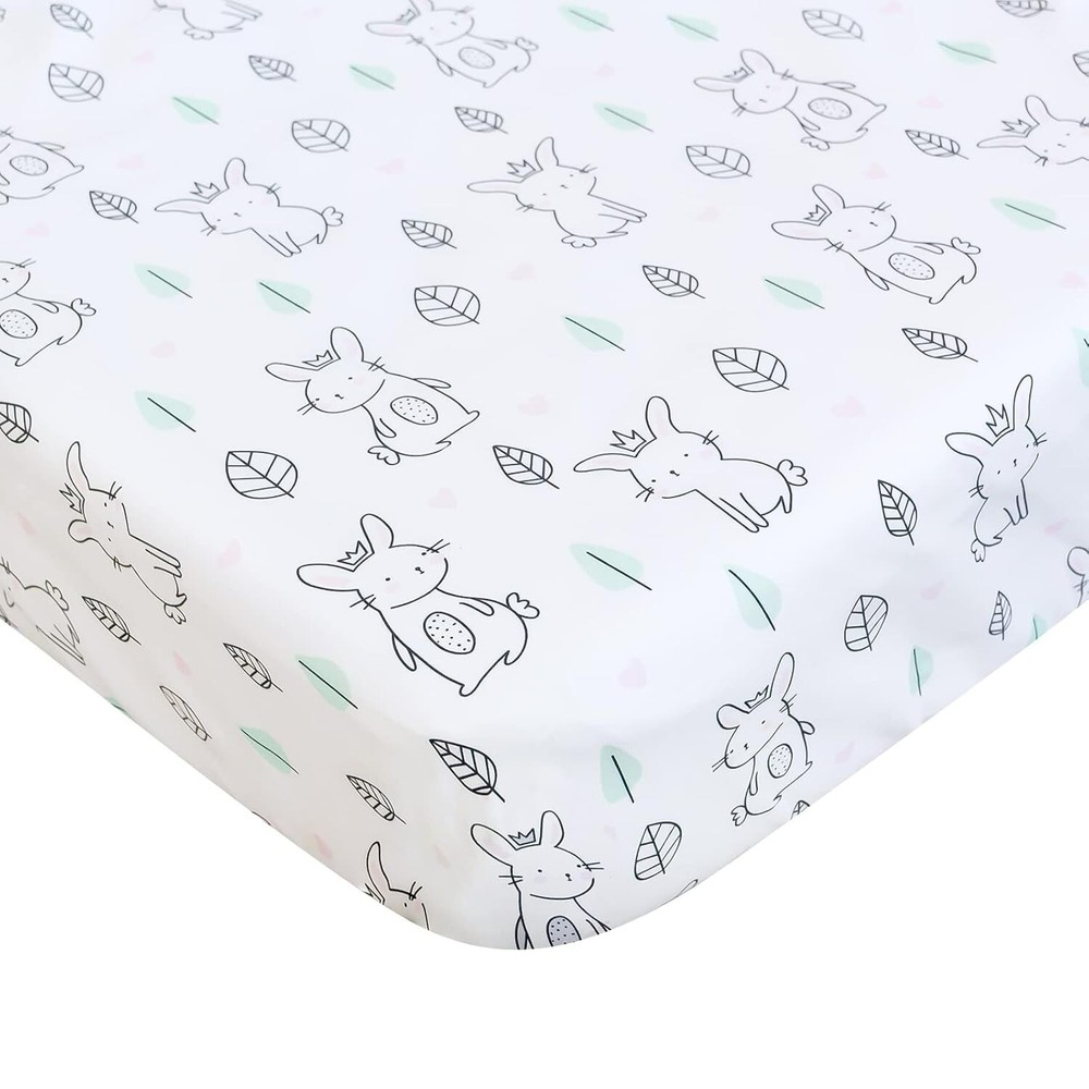 Pack N Play Sheets Fitted Portable Playard Mini Crib Sheets Multicolor 39"x27"
