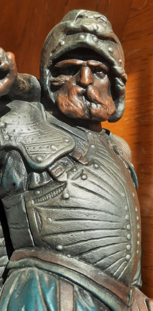 1970 Spanish Conquistador Bookends Pair
