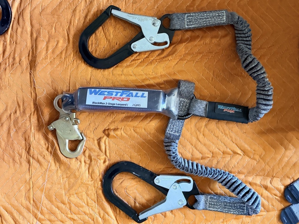 WestFall Pro BlackMax 2-Stage Lanyard Harness FF MPN 62022