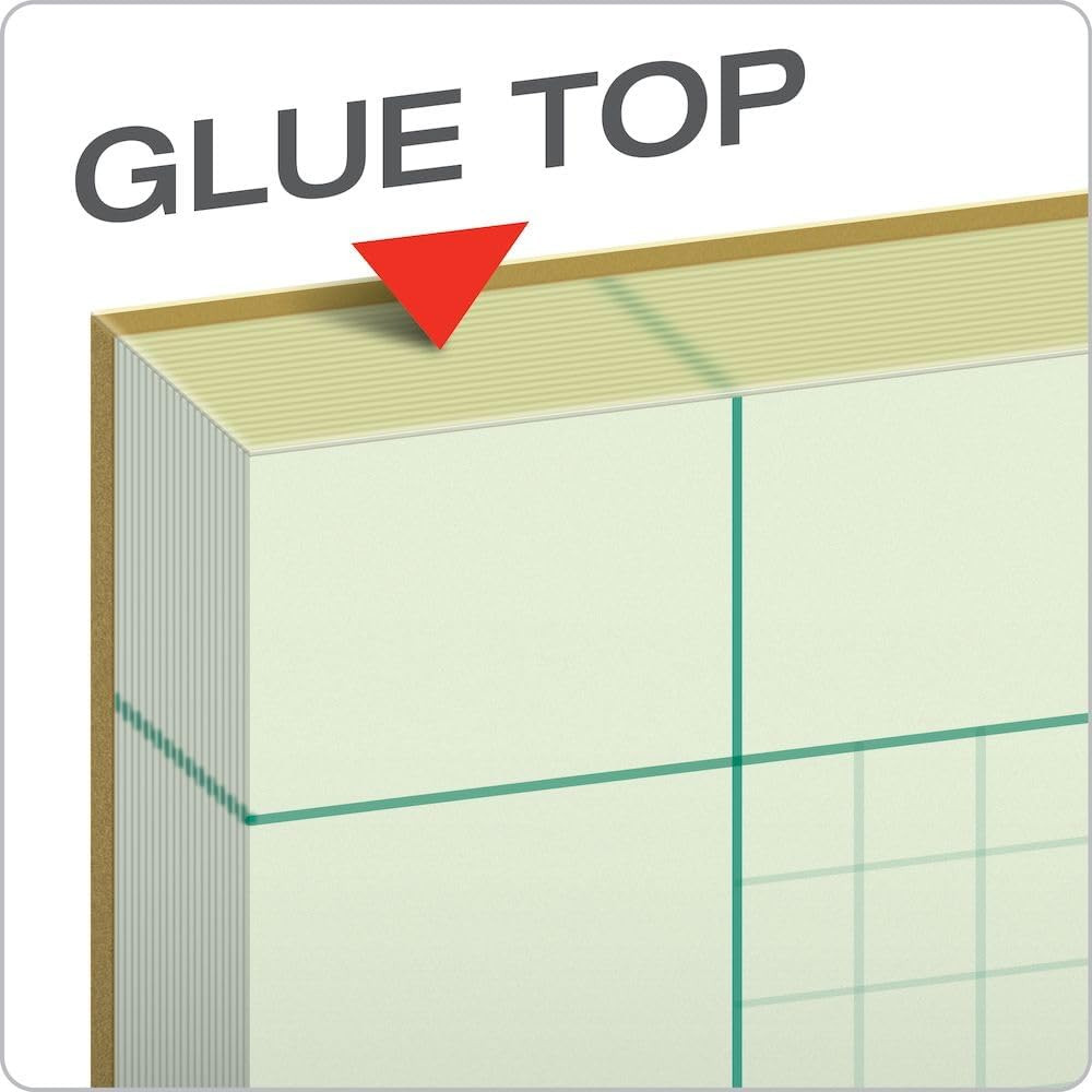 Engineering Computation Pad, 8-1/2" X 11", Glue Top, 5 X 5 Graph Rule on Back, G
