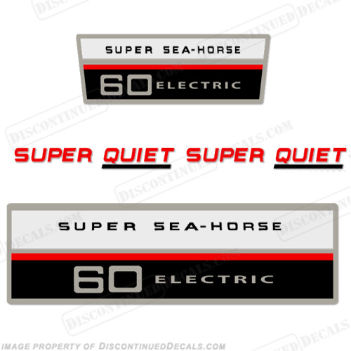 Fits Johnson 1966 60hp Decals