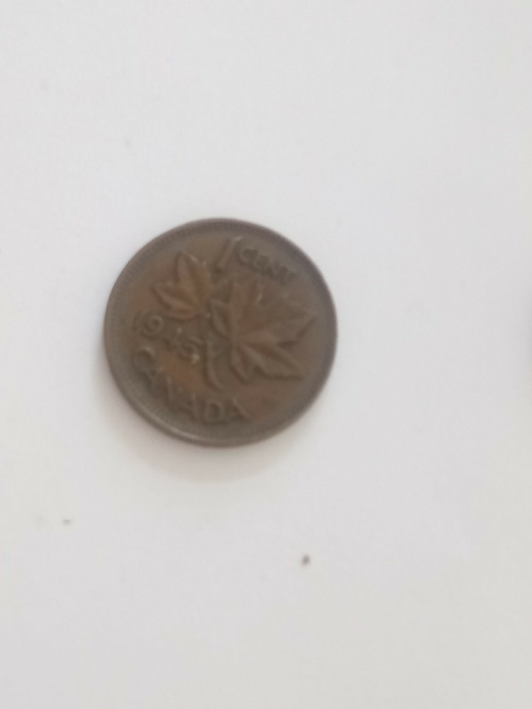 Canada One 1cent Coins 1945/9/57/64