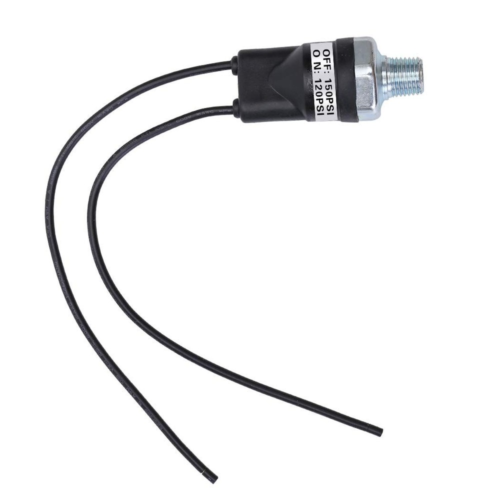 Versatile 120V AC/DC Pressure Switch for Efficient Air Control - 100,000 Cycles