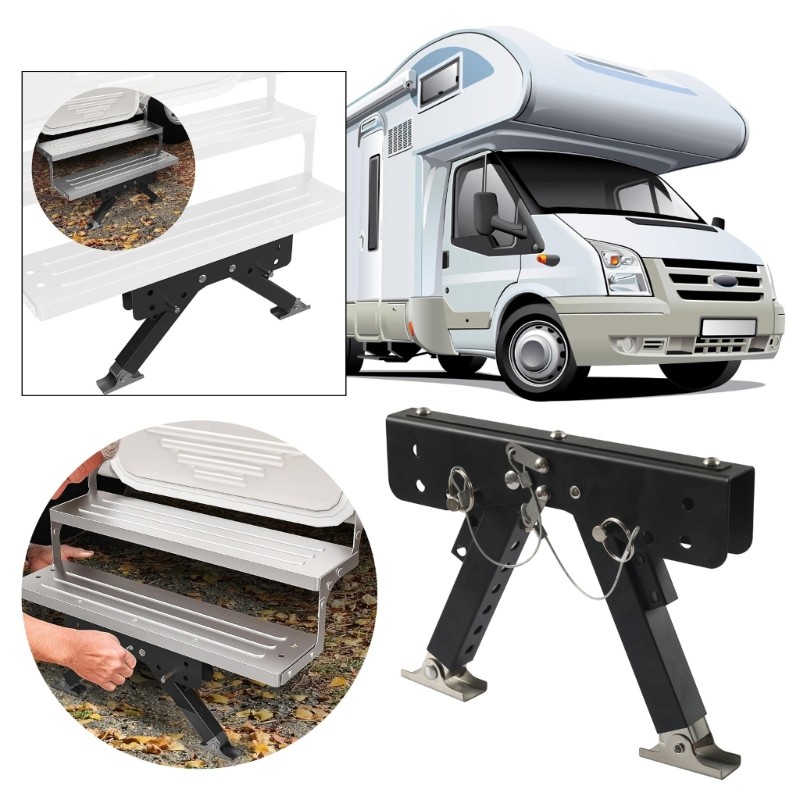 Rustproof Support Stabilizer for Campers Trailers 2.8-11.3in Height Adjustable