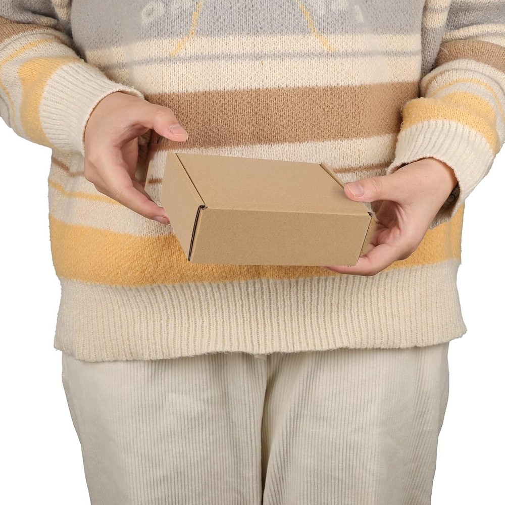 Small Business Packaging Boxes - 75 Pack 6x4x2 Inch