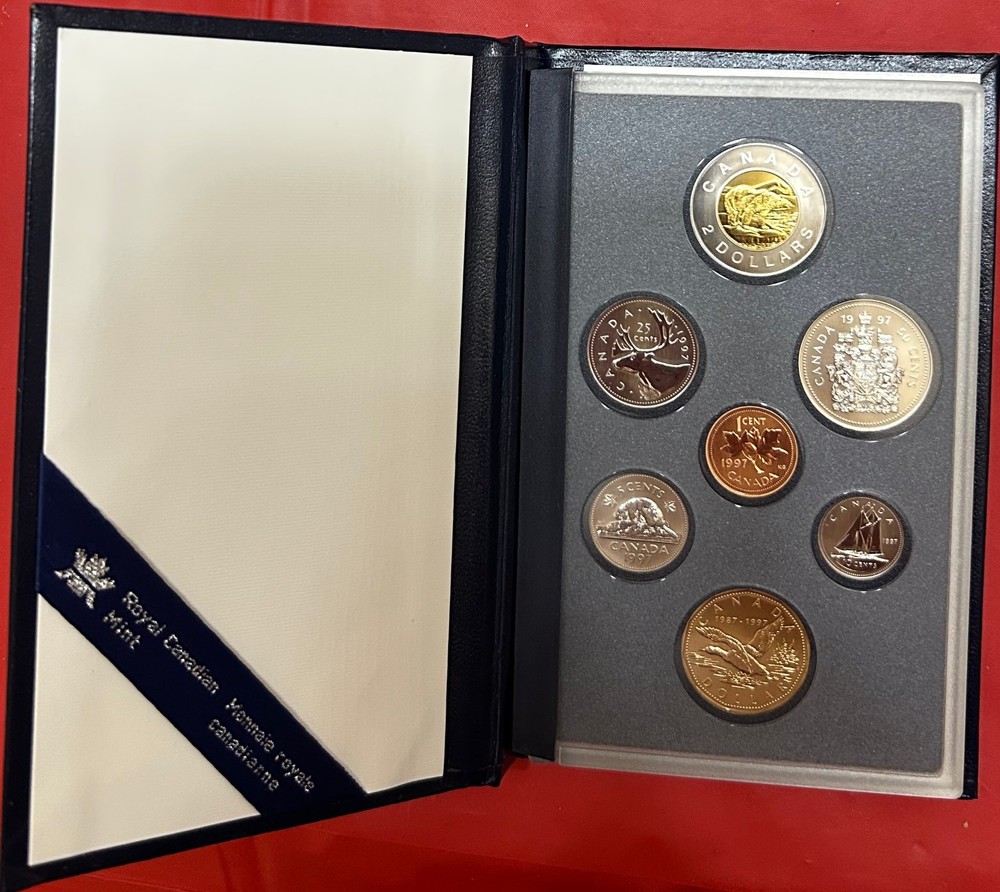 1997 Canada Specimen Set Plus COA & Box