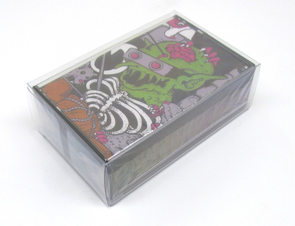 25x DOUBLE CASSETTE TAPE (OLD) (SIZE B)-CLEAR PLASTIC PROTECTIVE SLEEVE (READ!)